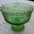Green Midcentury E. O. Brody Glass Compote For Sale - Image 8 of 8