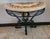 Art Nouveau Maitland‑Smith Demi‑lune Console Table For Sale - Image 3 of 12