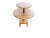 1970s Three Tier Occasional Accent Side Table in Solid Wood For Sale - Image 9 of 9