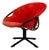 Mid-Century Modern Suede Lounge Chair with Black Iron Frame, Germany 1960s For Sale