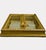 "Made in Italy" Gold Leaf Mirrored Wall Curio Cabinet by Creazioni Artistiche. Elevate your space with this stunning...