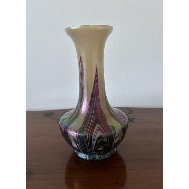 Art Nouveau Bottle by Johann L. Witwe, 1890s For Sale - Image 3 of 12