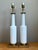 Vintage Mid-Century Modern Style White Ceramic Table Lamps For Sale In West Palm - Image 6 of 16