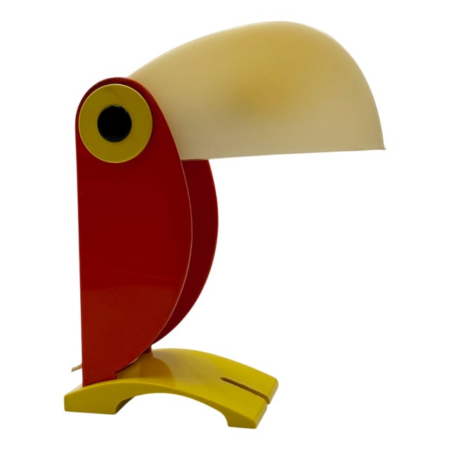 Toucan Table Light by Enea Ferrari for Old Timer Ferrari, Italy, 1970s For Sale