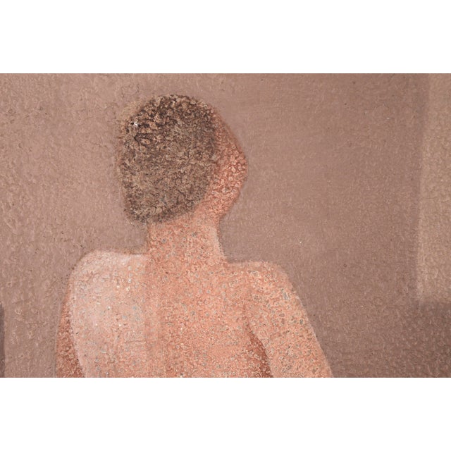 Mid 20th Century Modern Reclining Nude Female Figure by Diaz Cruz For Sale - Image 5 of 7