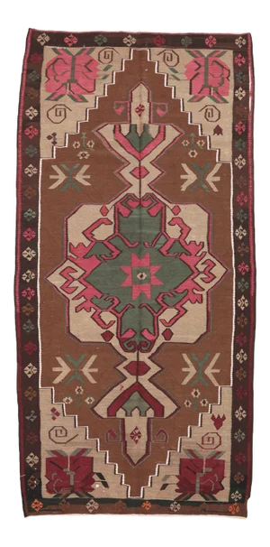 Vintage Mid Century Turkish Kilim Rug