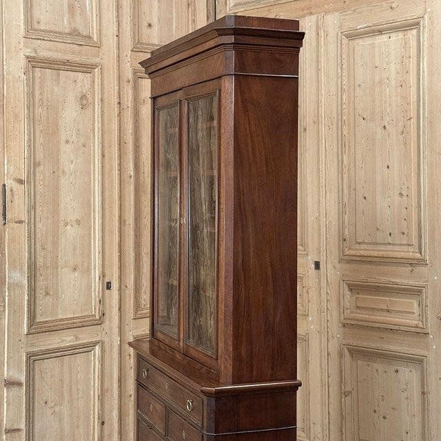 19th Century Louis Philippe Period Walnut Bookcase For Sale - Image 13 of 18