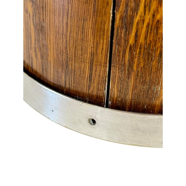 Antique English Silver Plate and Wood 1st Prize Walking Puppy Trophy Loving Cup For Sale - Image 6 of 12