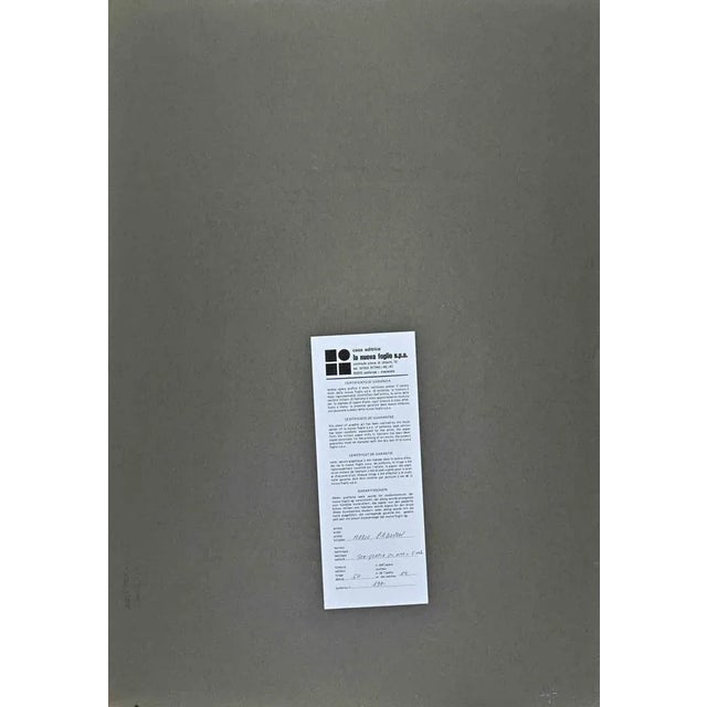 Abstract Composition in Circles is a beautiful colored screen print realized by Mario Padovan in 1971. Hand-signed in...