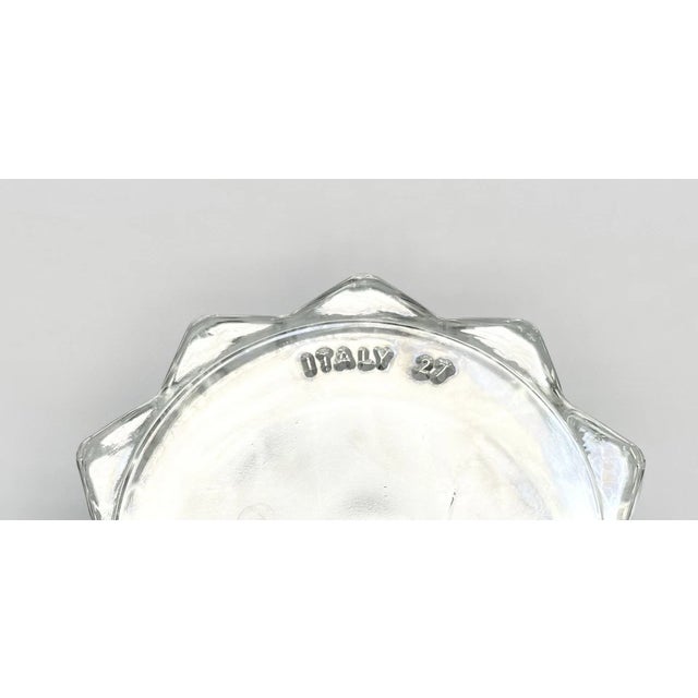 Transparent 1980s Vintage Italian 4 Tumbler Old Fashioned Cocktail Glasses For Sale - Image 8 of 8