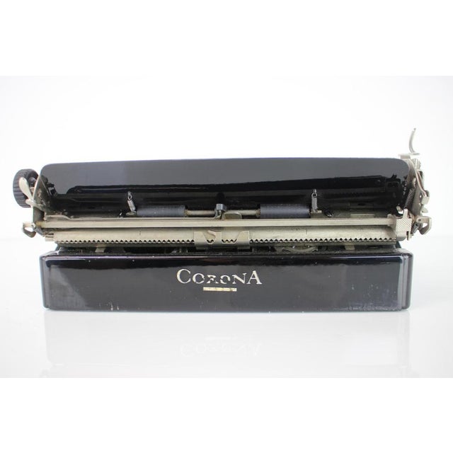 Metal Corona Junior Portable Typewriter, U.S.A. 1395 For Sale - Image 7 of 12