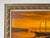 1970’s Charles Stepule Sunset Harbor Scene Oil on Canvas Painting, Wood Framed For Sale In Miami - Image 6 of 12