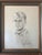 Mid-Century Modern 1966 Mid-Century Charcoal Portrait of a Young Man by Brandi Downs For Sale - Image 3 of 11