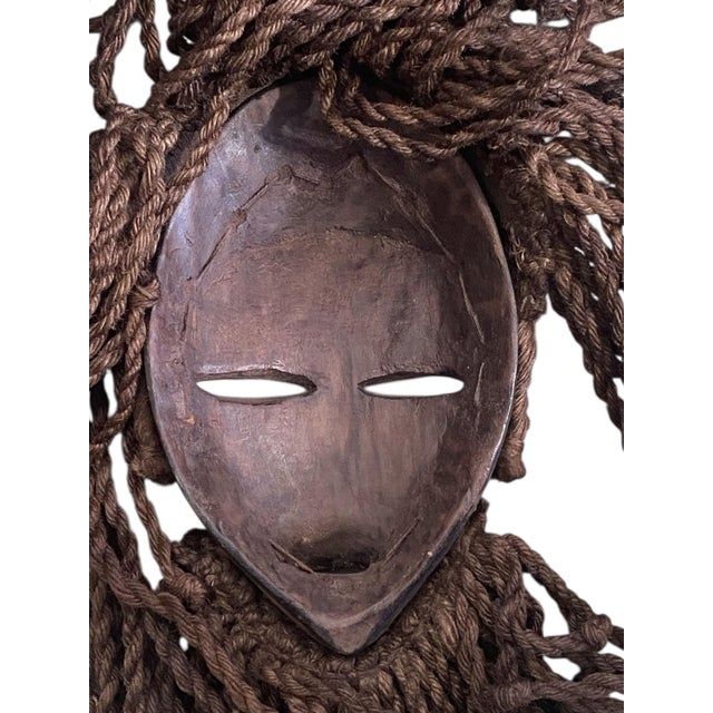 Superb Vintage African Dan Ceremonial Dance Mask Ivory Coast 14" H For Sale In New York - Image 6 of 7
