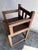 Brutalist Oak Childrens Chair, 1960s For Sale - Image 6 of 10