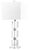28-Inch H Palace Crystal Cube Table Lamp - Clear For Sale In Philadelphia - Image 6 of 6