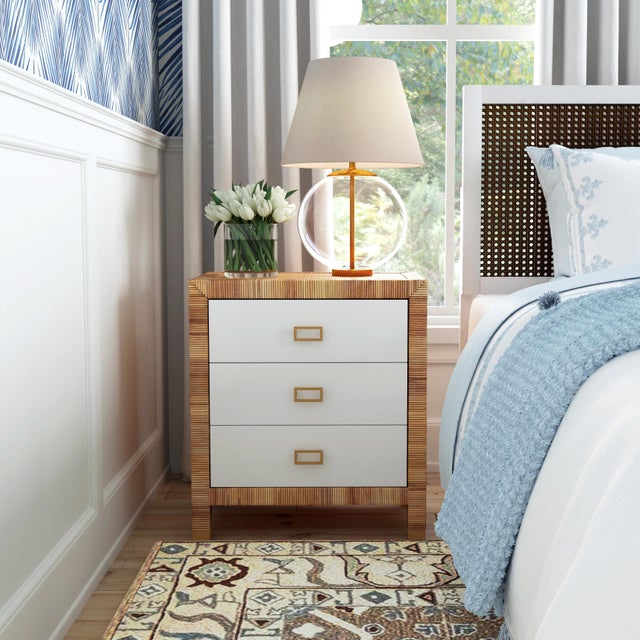 Bring warmth, brightness, and a whole lot of texture to your bedroom, guestroom, living room, or entry space with this...