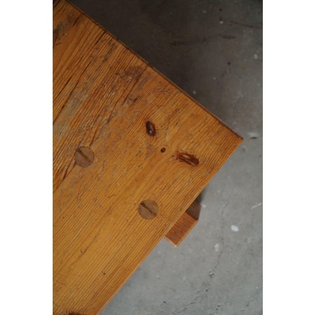 Mid-Century Rectangular Pine Coffee Table attributed to Roland Wilhelmsson, Ågasta, 1969 For Sale - Image 9 of 17