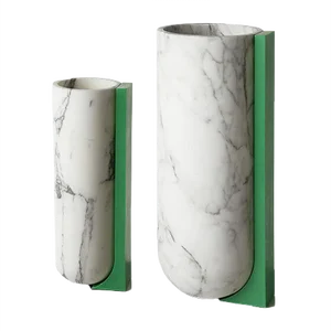 Cale Vases by Jasmina Celikovic for Ecal x Bloc studios, 2016, Set of 2