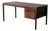 Elegant Rosewood Executive Writing Desk With Single Drawer Danish Mid-Century Modern 1960s For Sale