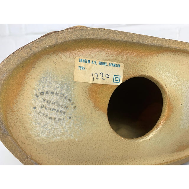 Large Danish Ceramic Table Lamps in Stoneware by Haico Nitzsche for Søholm Stentøj, 1970s, Set of 2 For Sale - Image 11 of 12