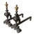 Antique Fireplace Andirons, Pair For Sale