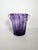 Elegant champagne bucket in bubbled, purple-tinted glass, made in France in the 1970s. Hand-blown, this bucket boasts a...
