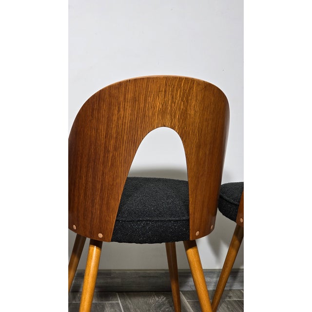 Textile Dining Chairs by Antonin Suman, 1960s, Set of 4 For Sale - Image 7 of 18