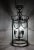 Brown French Neoclassical Bronze & Glass Hall Lantern, 1890s For Sale - Image 8 of 11