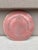 French Pink Majolica Parakeets Plate Salins, Circa 1890 For Sale - Image 4 of 4