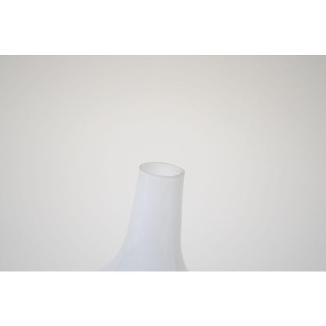 Pair of Petite Vintage Italian Chamberstick Glass and Brass Bedside Lamps For Sale - Image 11 of 12