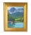 Wood Silvio Silvestri, Listed Artist Lake Mary Mammoth California Landscape Oil Painting Including the Antiqued Gold Wood Frame For Sale - Image 7 of 11