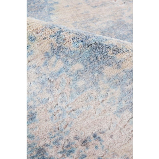 Not Yet Made - Made To Order Bruges Beige/Green Hand loom Bamboo/Silk Area Rug - 8'x10' For Sale - Image 5 of 8