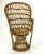 Brown Mini Wicker Chair Shaped Plant Stand For Sale - Image 8 of 13