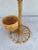 Wood Rattan Bamboo Plant Holder on Stand, 1970s For Sale - Image 7 of 9