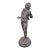 Antique Cast Metal Figure of a Young Boy in Ecstatic Pose, Early 20th Century For Sale