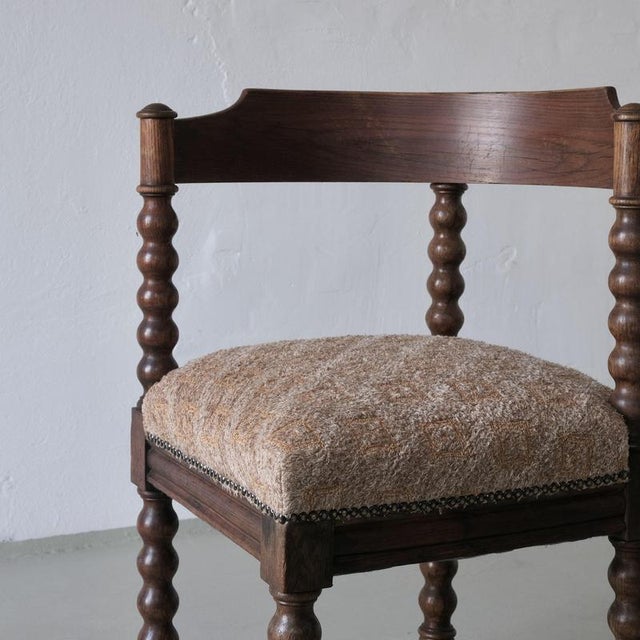Antique Bobbin Corner Chair For Sale - Image 4 of 15