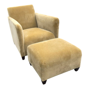 John Hutton for Donghia Lounge Chair and Ottoman