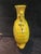 Chinese Ceramic Vase Ming Dynasty Hongzhi Marked Yellow Glaze Porcelain Vase Hand Carved Double Dragon Ears For Sale In Seattle - Image 6 of 11