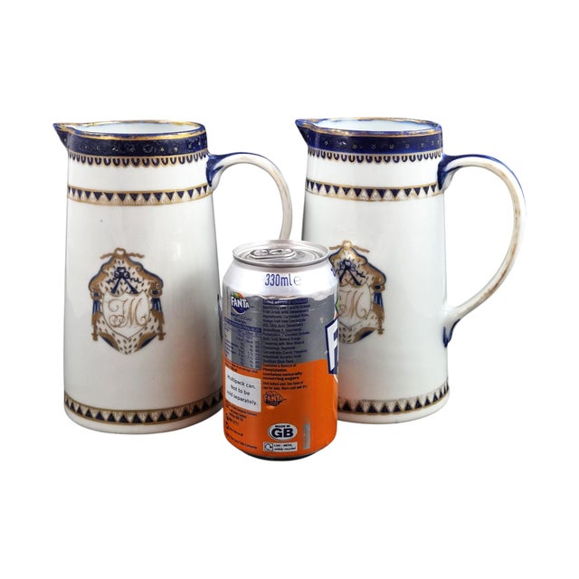 Chinese Export JM Monogrammed Porcelain Service, 1780s, Set of 5 For Sale - Image 18 of 18