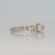 Silver Earth Mined Diamond Ring With Diamond Accents: Solid 14k Gold – Round, 4mm, Size 6.75 For Sale - Image 8 of 9