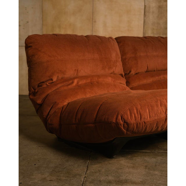 Plastic 1970s Marsala Loveseat by Michel Ducaroy for Ligne Roset For Sale - Image 7 of 12