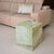 Onyx Cube Table in Light Green by Forzini For Sale - Image 10 of 11