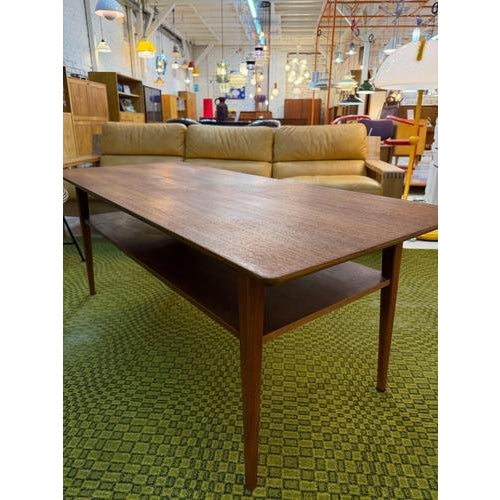 Teak Coffee Table with Shelf, Denmark For Sale - Image 10 of 11
