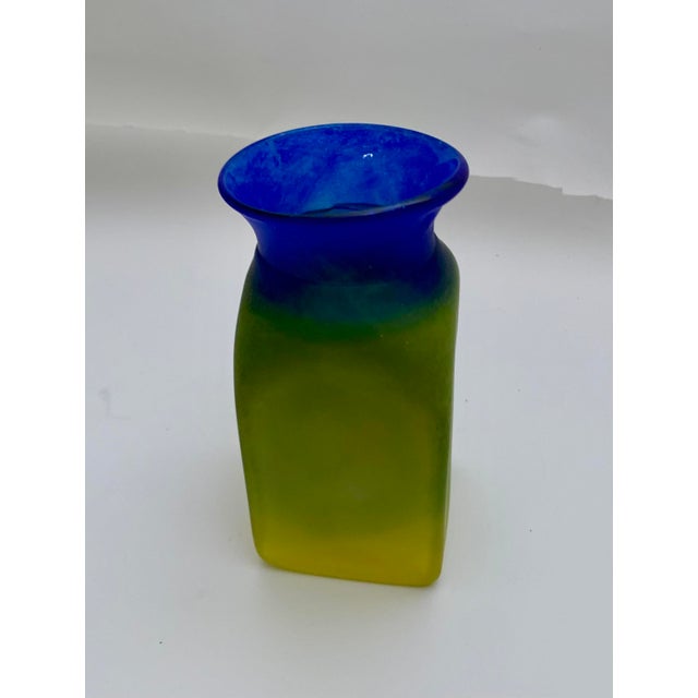 1960s Danish Handblown Glass Vase. For Sale - Image 5 of 11