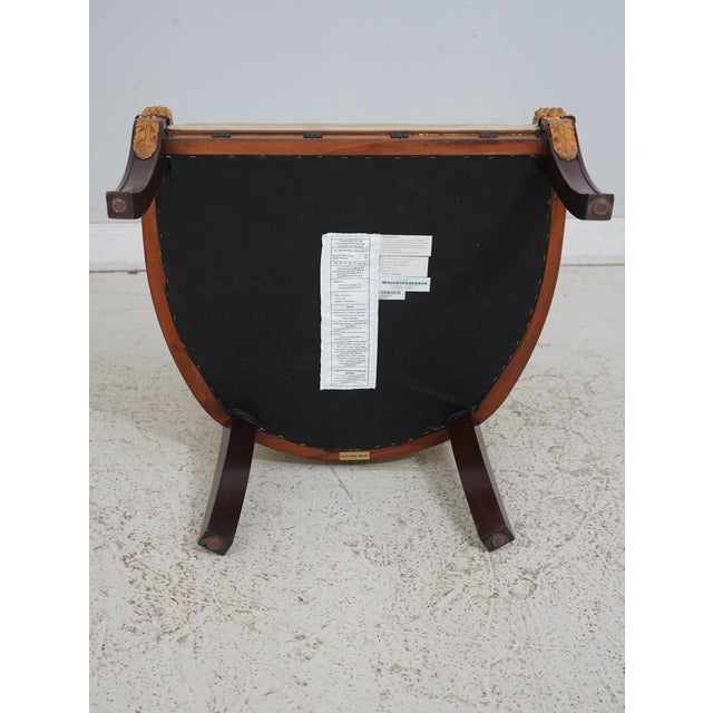 Pair Maitland Smith 8109-43 Swan Chairs For Sale - Image 10 of 12