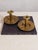 Brass Pair of Brass Dragon Candlesticks For Sale - Image 8 of 11