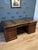 Large Mahogany Desk with Green Leather Top, 1990s For Sale - Image 14 of 18
