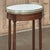 Antique Louis XVI Oval End Table ~ Lamp Table With Carrara Marble For Sale - Image 16 of 16