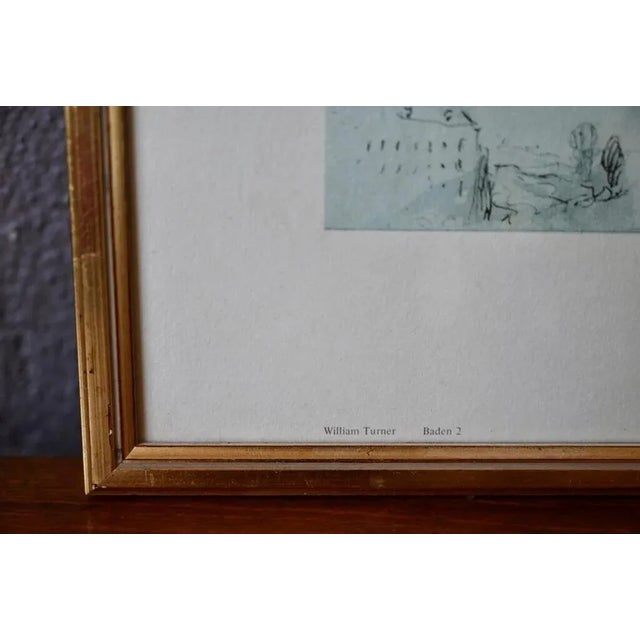 William Turner, Baden 2, 1800s, Print, Framed For Sale - Image 6 of 8